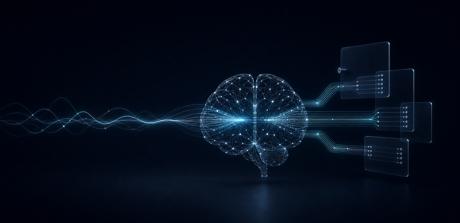 Risenoow voice signal passing through neural analysis into structured candidate evidence
